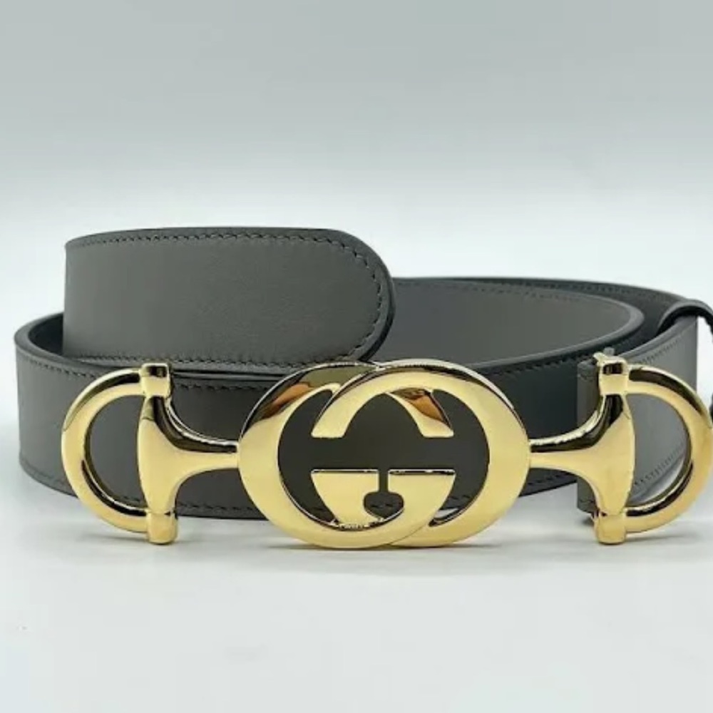 Gucci Zumi Gray Cardholder Wallet with Chain & Gucci Zumi Leather Belt size 90 - Picture 15 of 15